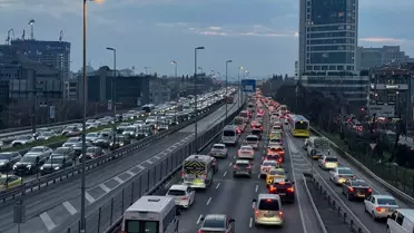 İstanbul’da Akşam Trafiği Yoğunluğu %85’e Ulaştı