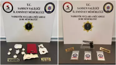 Samsun’da Uyuşturucu ve Silah Operasyonu: 4 Şüpheli Yakalandı