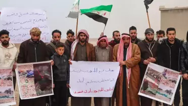 Suriye'de YPG Saldırılarının Ardından Aileler ve Uluslararası Toplum Gösteri Düzenledi