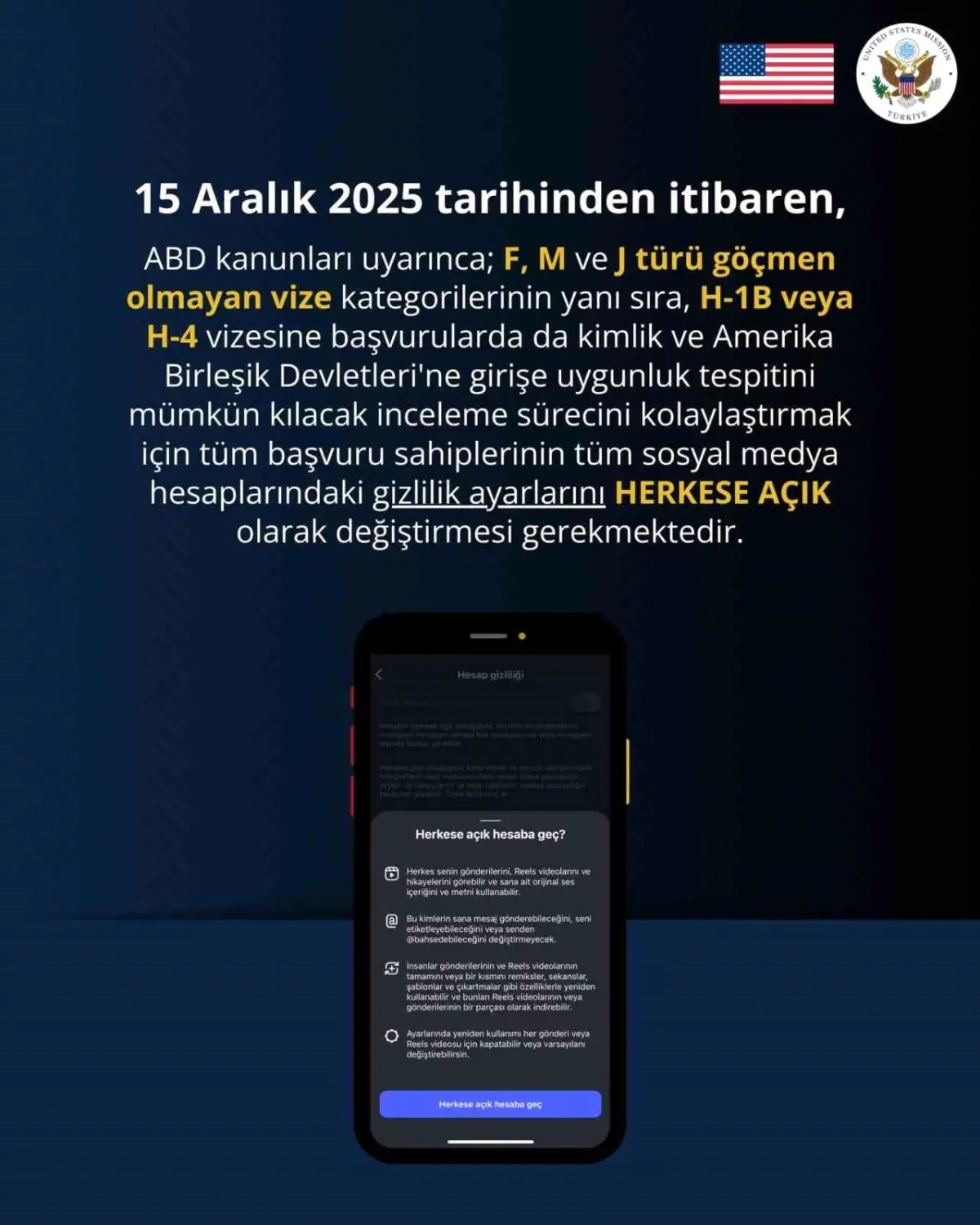 ABD Büyükelçiliği'nde vize başvuru kuyruğu