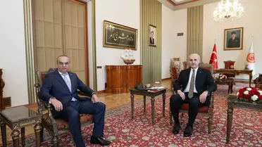 TBMM Başkanı Kurtulmuş, Tacikistan Büyükelçisi Ashurboyzoda ile Kapalı Görüşme Gerçekleştirdi