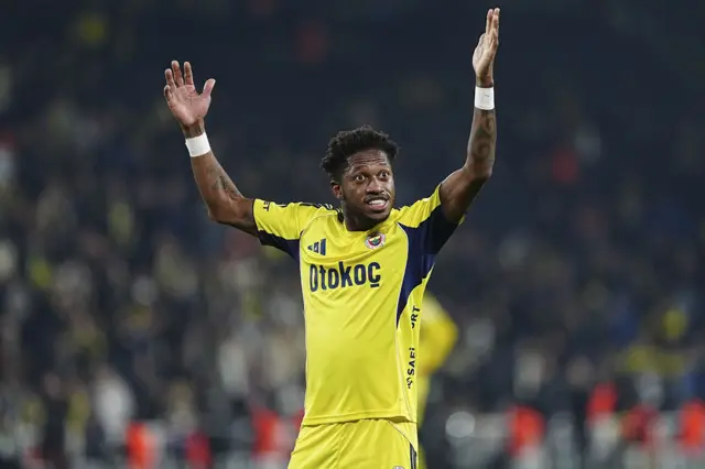 Fred'in Fenerbahçe formasıyla gol sevinci