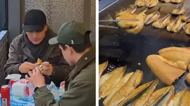 Vincenzo Montella, Eminönü'nde Balık Ekmek Keyfi Yaşadı