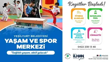 Modern ekipmanlarla donatılmış spor salonu