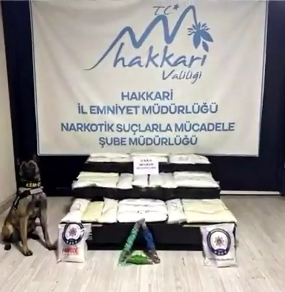 Hakkari Yüksekova’da 63 Kilo Metamfetamin Operasyonu