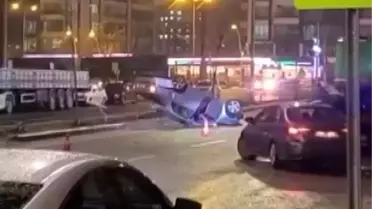 Diyarbakır’da Kontrol Kaybı: Takla Atan Araçta Bir Kişi Yaralandı