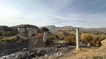 Kulp'ta Viyadük Çökmesi: 4 İşçi Hayatını Kaybetti