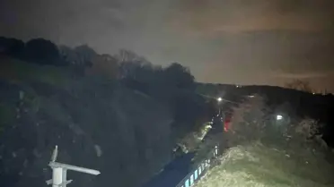 Balıkesir Savaştepe'de Tren Raydan Çıktı: Toprak Kayması Yol Açtı