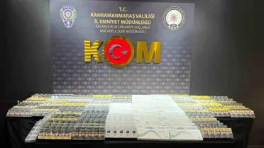 Kahramanmaraş’ta Kaçak Sigara ve Cep Telefonu Operasyonu: 10 Şüpheli Gözaltında