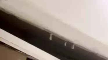 Bursa’da Yeni İnşa Edilen Bina’da Mutfak Tavanı Aniden Çöktü