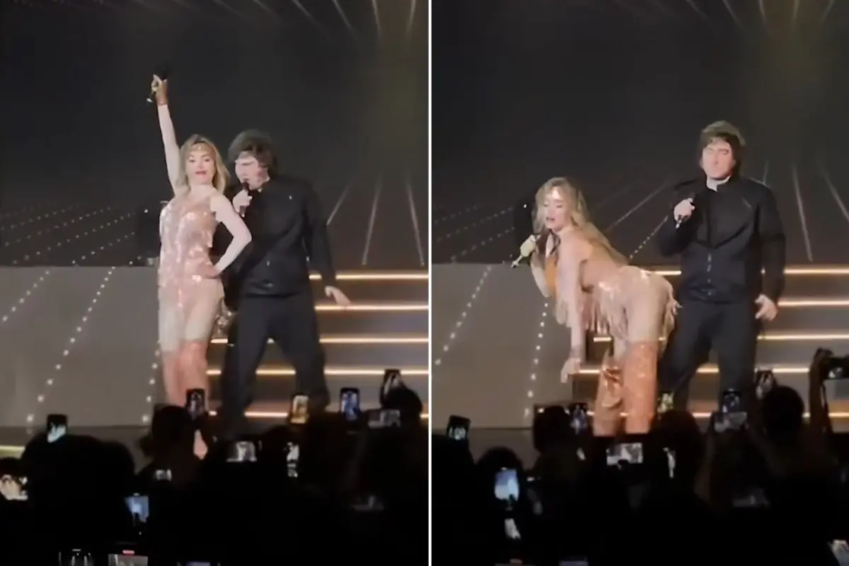 Javier Milei sahnede