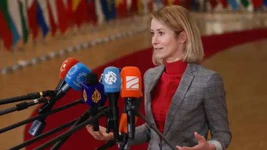 AB yetkilileri ve Kaja Kallas toplantı