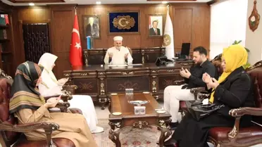 Alman vatandaşı Anna Lambertz, Amasya’da İslam’a geçişini kutladı