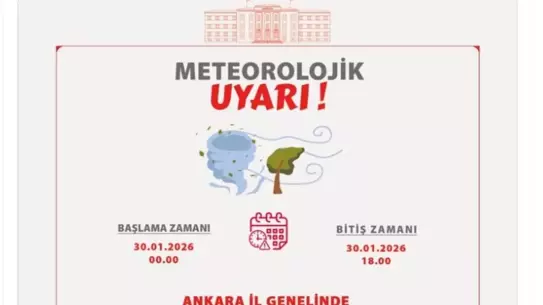 Ankara’da Şiddetli Rüzgar ve Fırtına Uyarısı: Önlemler ve Güvenlik Tavsiyeleri