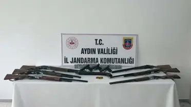 Didim'de Jandarma Silah Kaçakçılığı Operasyonu: 7 Şüpheli Gözaltında