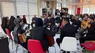 Bafra Gençlik Merkezi'nde Kış Coşkusu: Şiir ve Müzik Dolu Konser