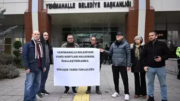 Yenimahalle'de Tenis Kortları Özelleştirme Kararı Halkın Protestosuyla Karşılaştı