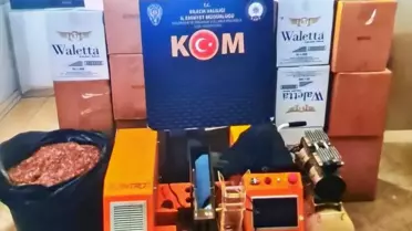 Bilecik'te Kaçak Tütün Operasyonu: 127 Bin 800 Makaron ve 17 Kg Tütün Ele Geçirildi