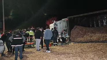 İnegöl'de Tır Kazası: Sürücü Emrah A. Hastaneye Kaldırıldıktan Sonra Hayatını Kaybetti