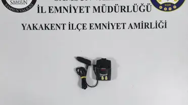 Samsun Yakakent’te Radar Tespit Cihazı Operasyonu