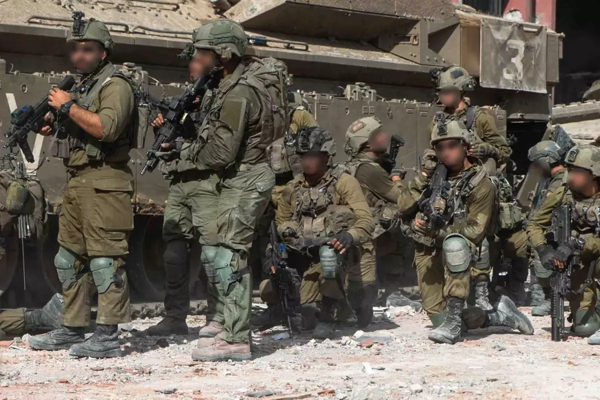 İsrail ordusunun hazırlık görseli