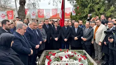 BBP’nin 33. Yıl Dönümünde Muhsin Yazıcıoğlu Kabri Başında Anıldı