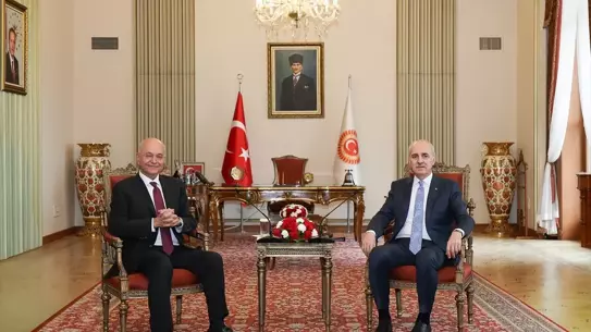 TBMM Başkanı Kurtulmuş, UNHCR Komiseri Salih ile Mülteci Politikası Üzerine Görüşmeler Gerçekleştirdi