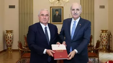 TBMM Başkanı Kurtulmuş, Yeni Kamu Denetçilerini Resmi Törenle Karşıladı