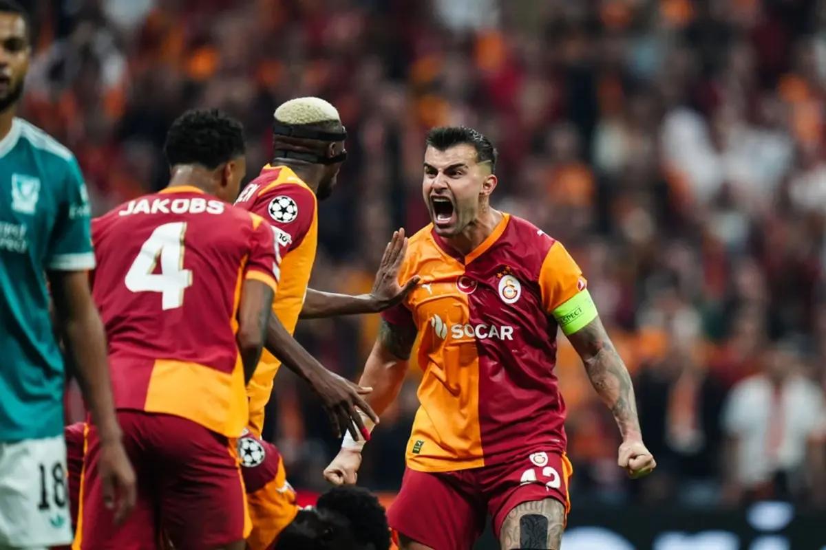 Galatasaray Şampiyonlar Ligi kutlaması
