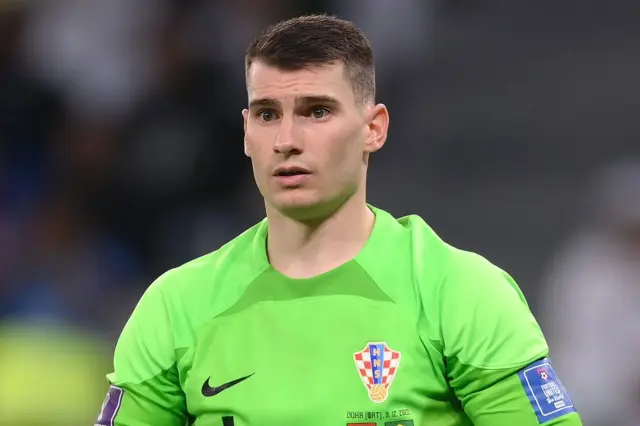 Livaković'in Dinamo Zagreb formasıyla antrenman görüntüsü