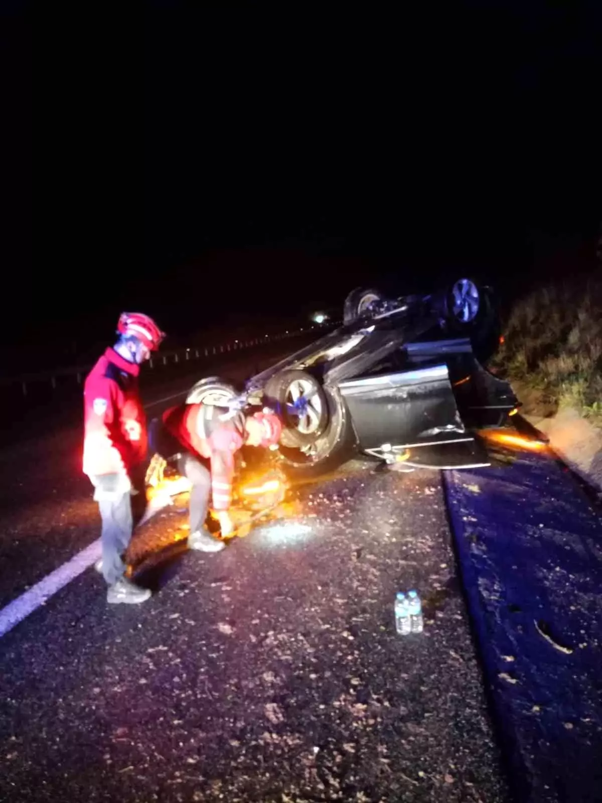 Kazanın gerçekleştiği İzmir-İstanbul Otoyolu