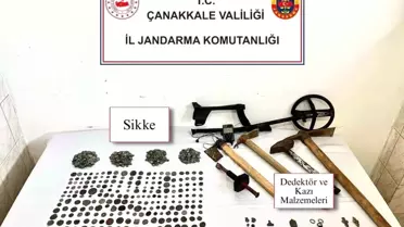 Çanakkale'de Tarihi Eser Kaçakçılığına Büyük Darbe: Jandarma 1288 Eşya Ele Geçirdi