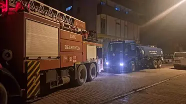 Kastamonu Cide'de Ekmek Fırını Çatı Katında Yangın Koptu