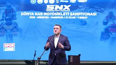 Rize’de SNX Türkiye Dünya Kar Motosikleti Şampiyonası Açıldı: Bölge Ekonomisine Canlılık Katacak