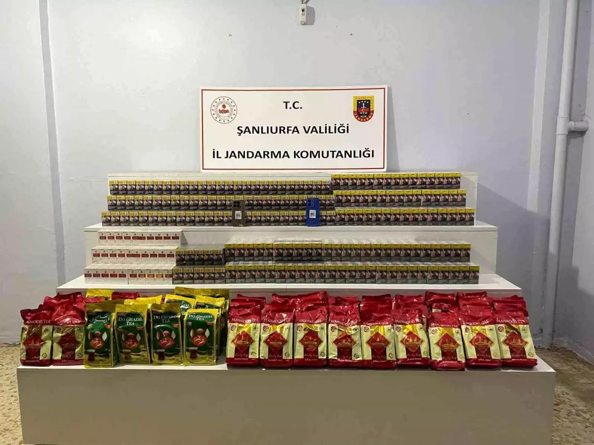Şanlıurfa Kaçak Tütün ve Alkol Operasyonu