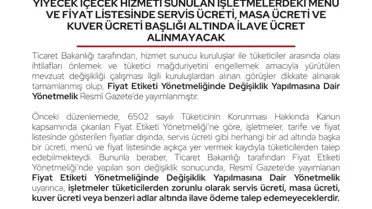 Bartın’da restoran ve kafelerde masa ücreti tartışması