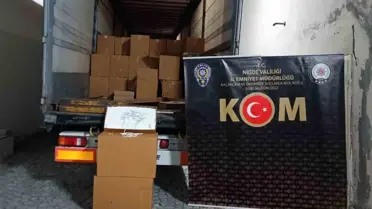 Niğde’de Tütün Kaçakçılığına Büyük Darbe: 1 Milyon Makaron Ele Geçirildi