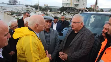 Kumluca’da Tarım Üreticileri Sel ve Hortum Hasarına Karşı Nakit Yardım Talep Ediyor