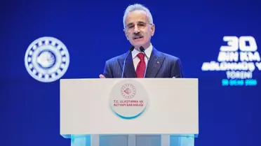 Ulaştırma ve Altyapı Bakanı Uraloğlu: Bölünmüş Yol Ağı 30 Bin Kilometreye Ulaştı