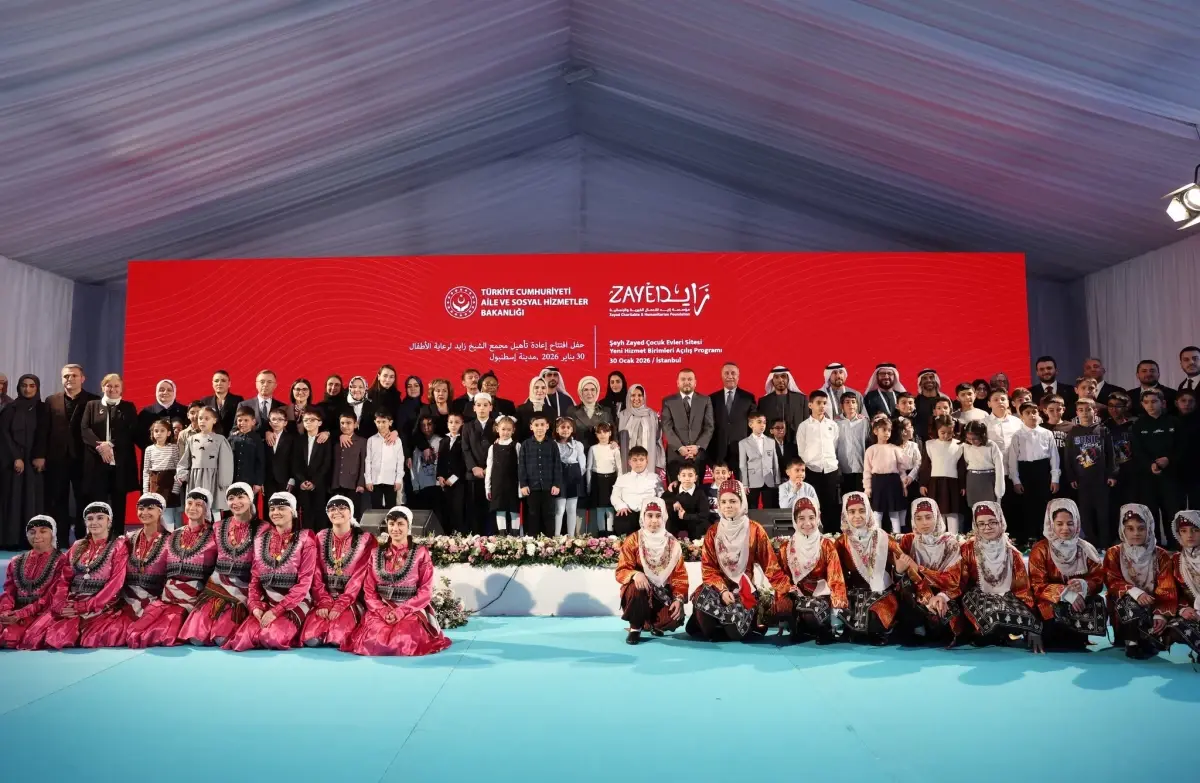 Emine Erdoğan Şeyh Zayed Çocuk Evleri'nde