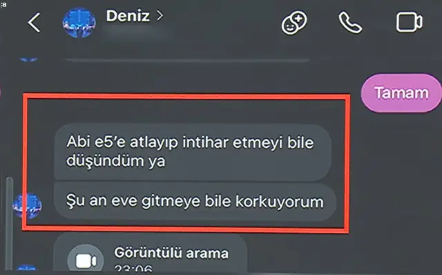 Deniz'in son görüldüğü kafe
