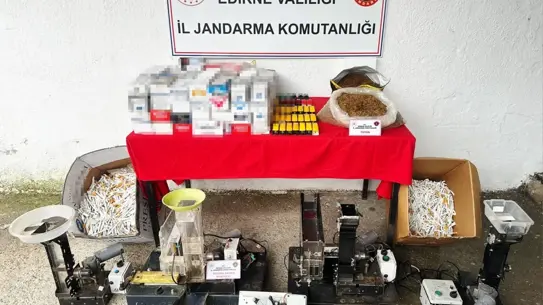 Edirne Uzunköprü'de 26.600 Paket Kaçak Sigara ve Tütün Ele Geçirildi