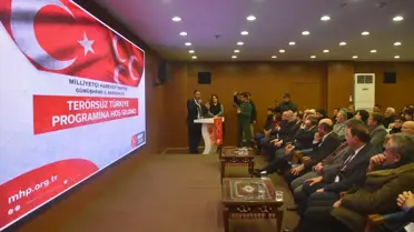 MHP'den Gümüşhane'de Birlik ve Kardeşlik Mesajı: Terörsüz Türkiye Toplantısı