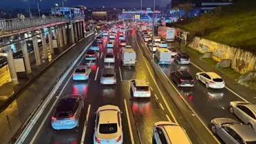 İstanbul’da Akşam Trafiği Yoğunluğu Rekora Yaklaştı: %87