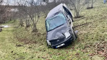 Samsun Tekkeköy’de Fındık Bahçesine Yuvarlanan Araçta 1 Ölü, 2 Yaralı