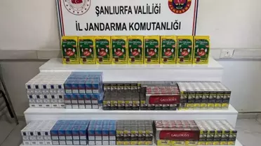 Viranşehir'de 9.170 Paket Sigara ve 20 Litre Alkol Ele Geçirildi