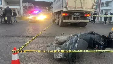 Niksar’da Kamyon Çarpması Sonucu Motosiklet Sürücüsü Hayatını Kaybetti