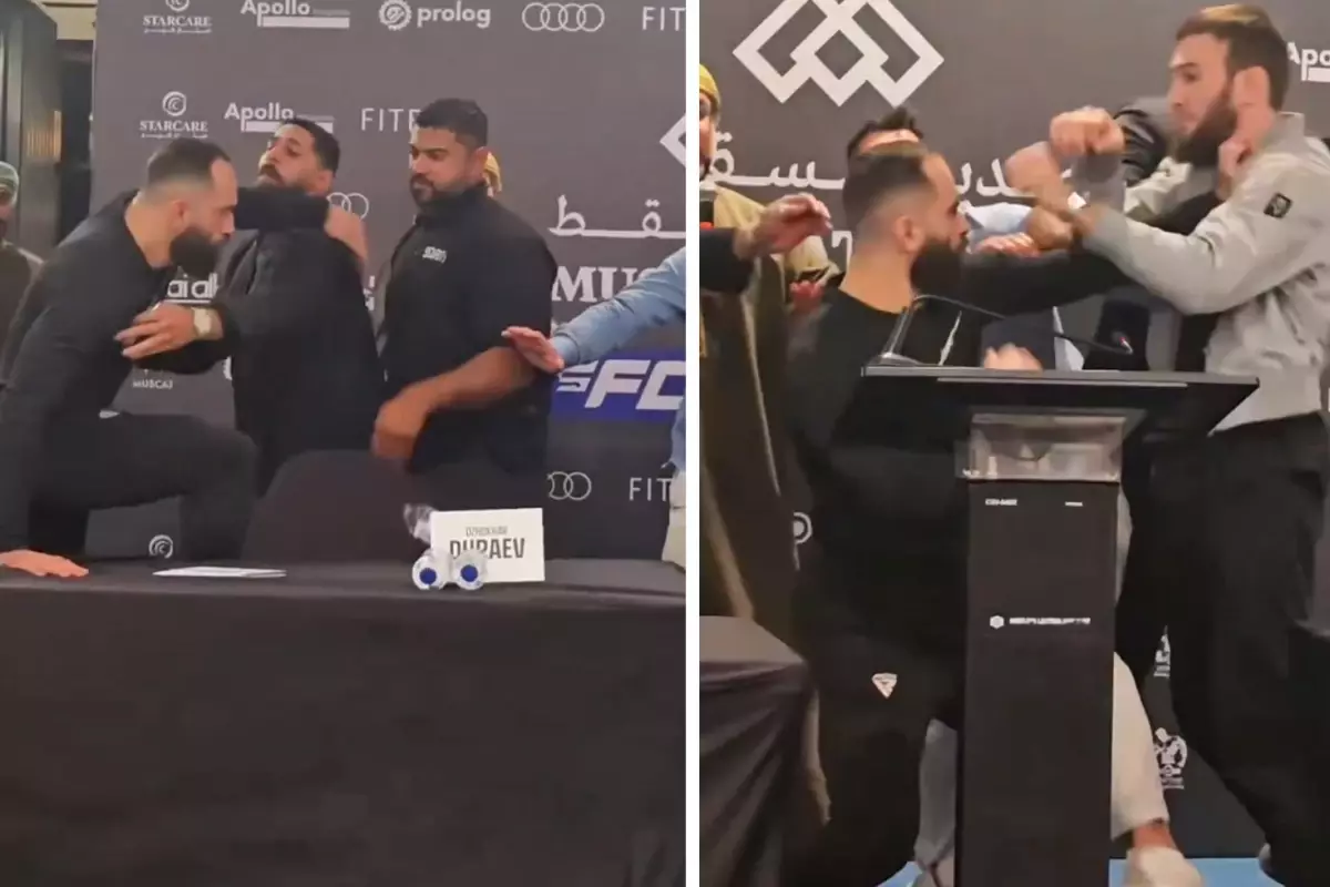 Khamzat Chimaev takımdaki gergin an