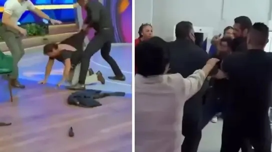 Eski WWE Şampiyonu Canlı Yayında Kontrolünü Kaybederek Stüdyo Ekibini Saldırdı