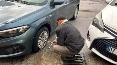 Alanya’da Bisikletli Çete Araç ve Kamu Alanlarına Zarar Verdi